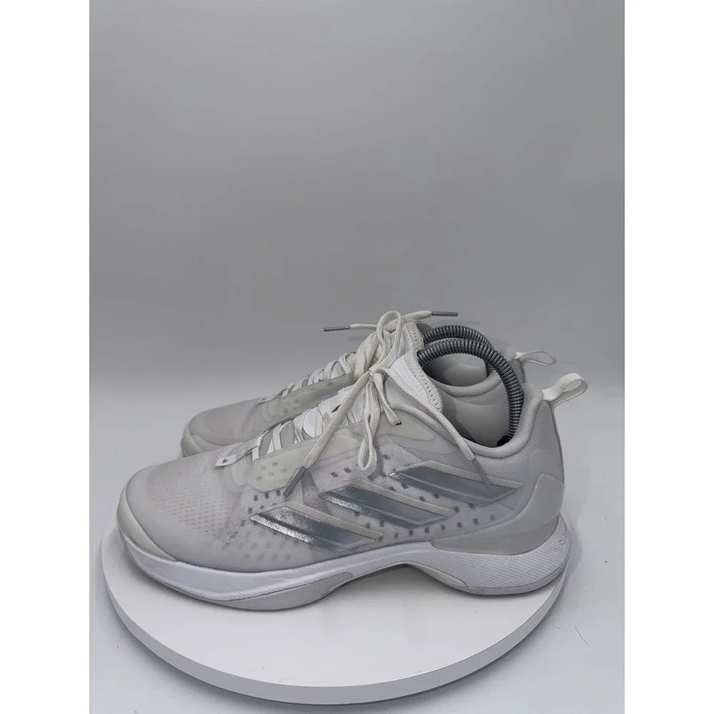 Adidas Avacourt 2 Womens Size 8.5 Off White Gold Running Tennis Shoes Sneakers